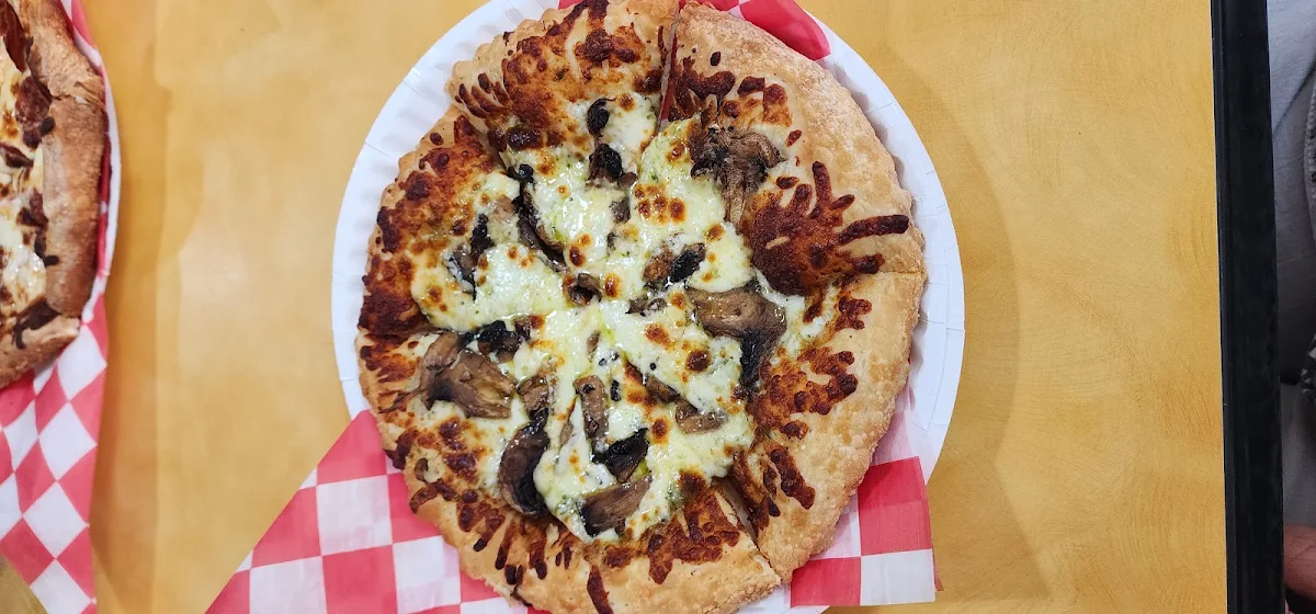 Pesto Mushroom Pizza