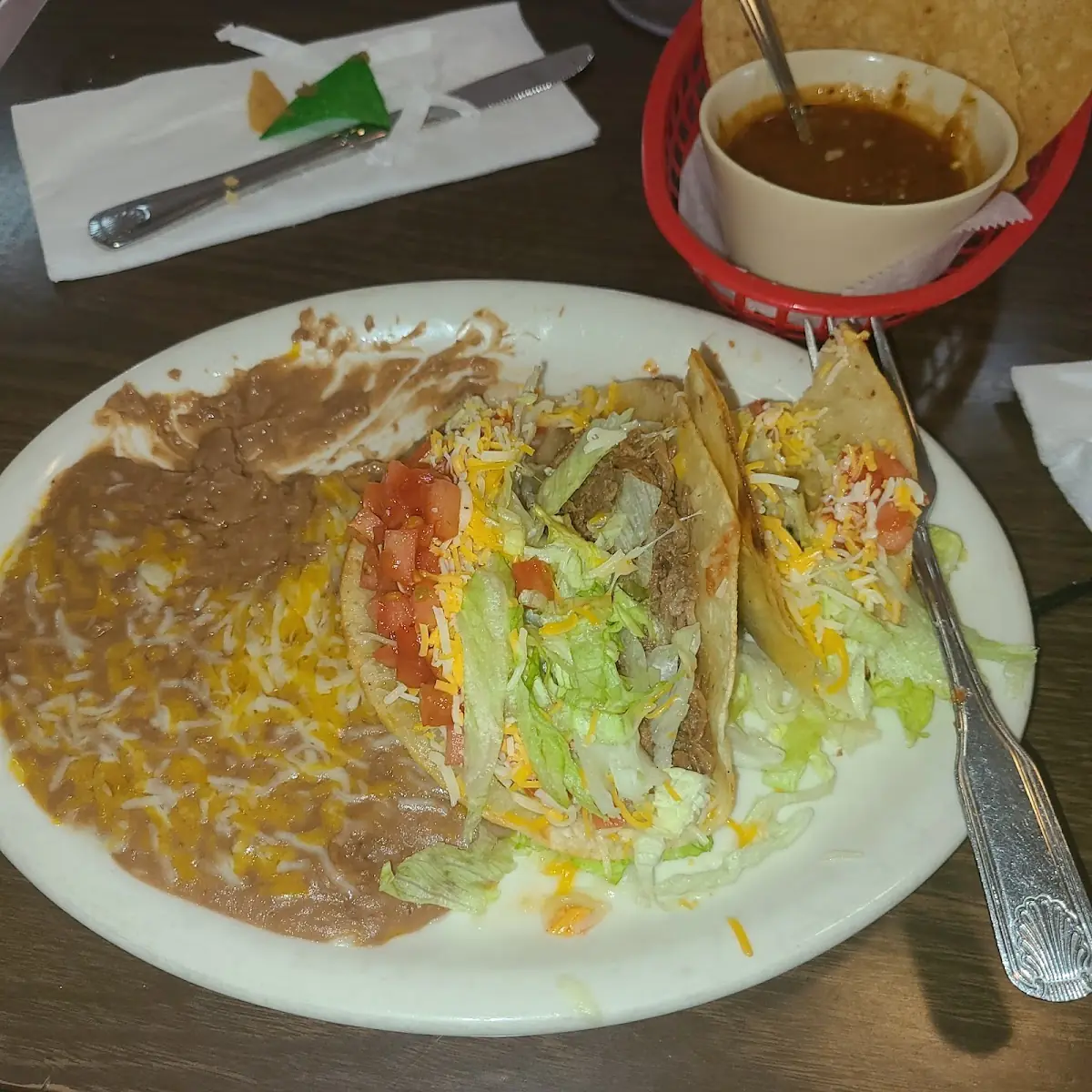 2 Shredded Beef Taco Beans and Rice