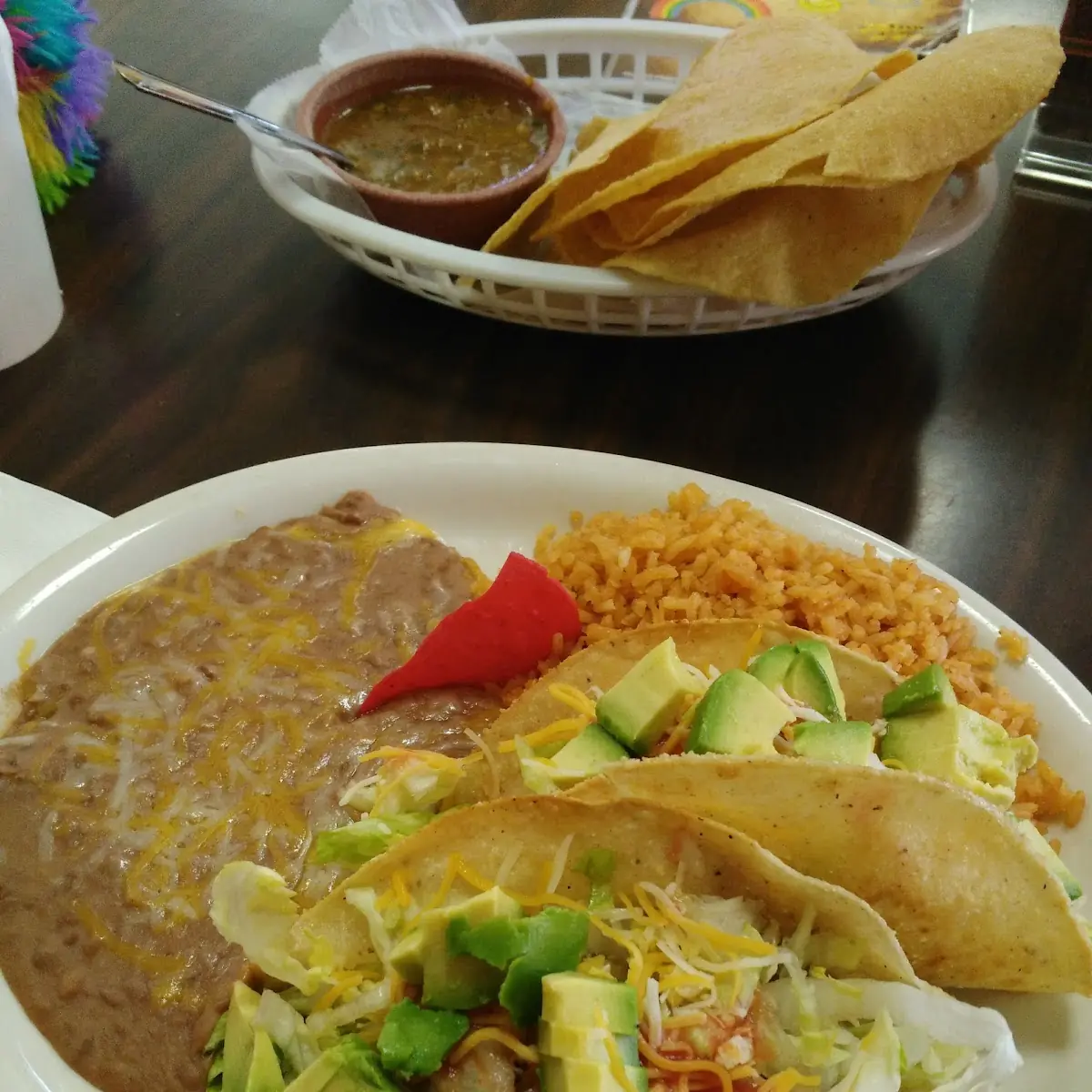 Crispy Chicken Taco Plate