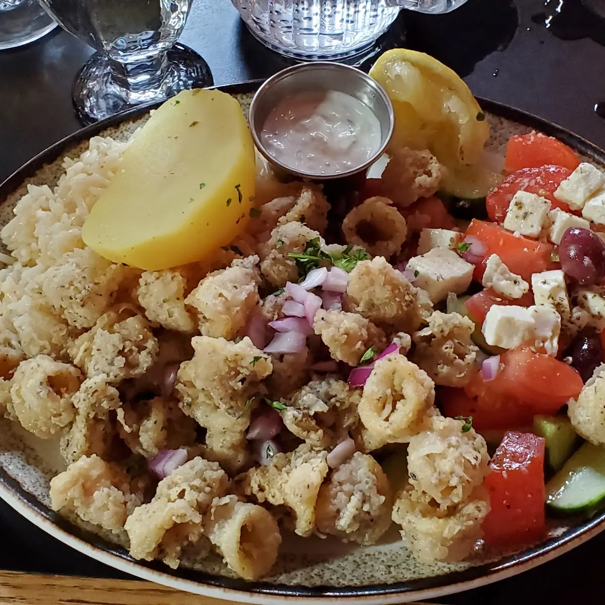 Calamari Dinner, Diamond Steak & Seafood House