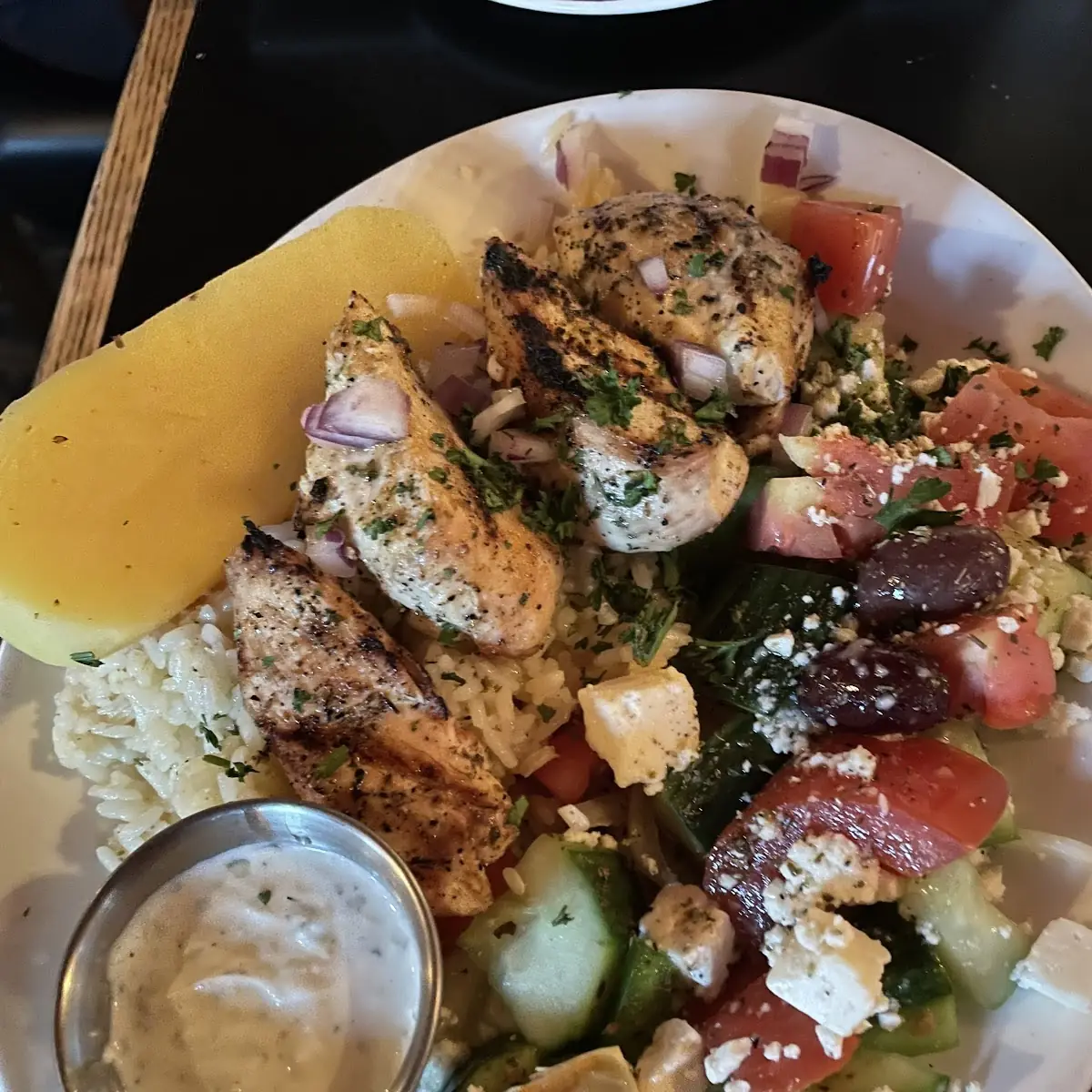Chicken Souvlaki, Diamond Steak & Seafood House