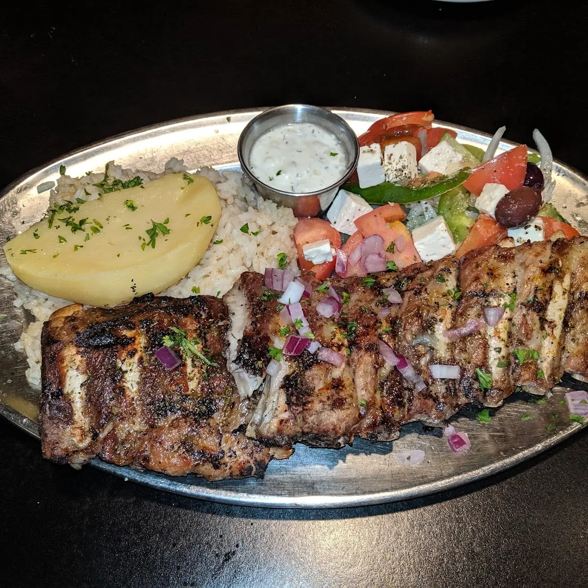 Greek Ribs, Diamond Steak & Seafood House