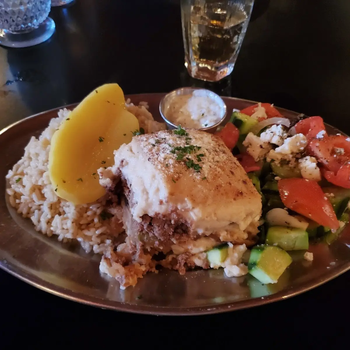Moussaka, Diamond Steak & Seafood House