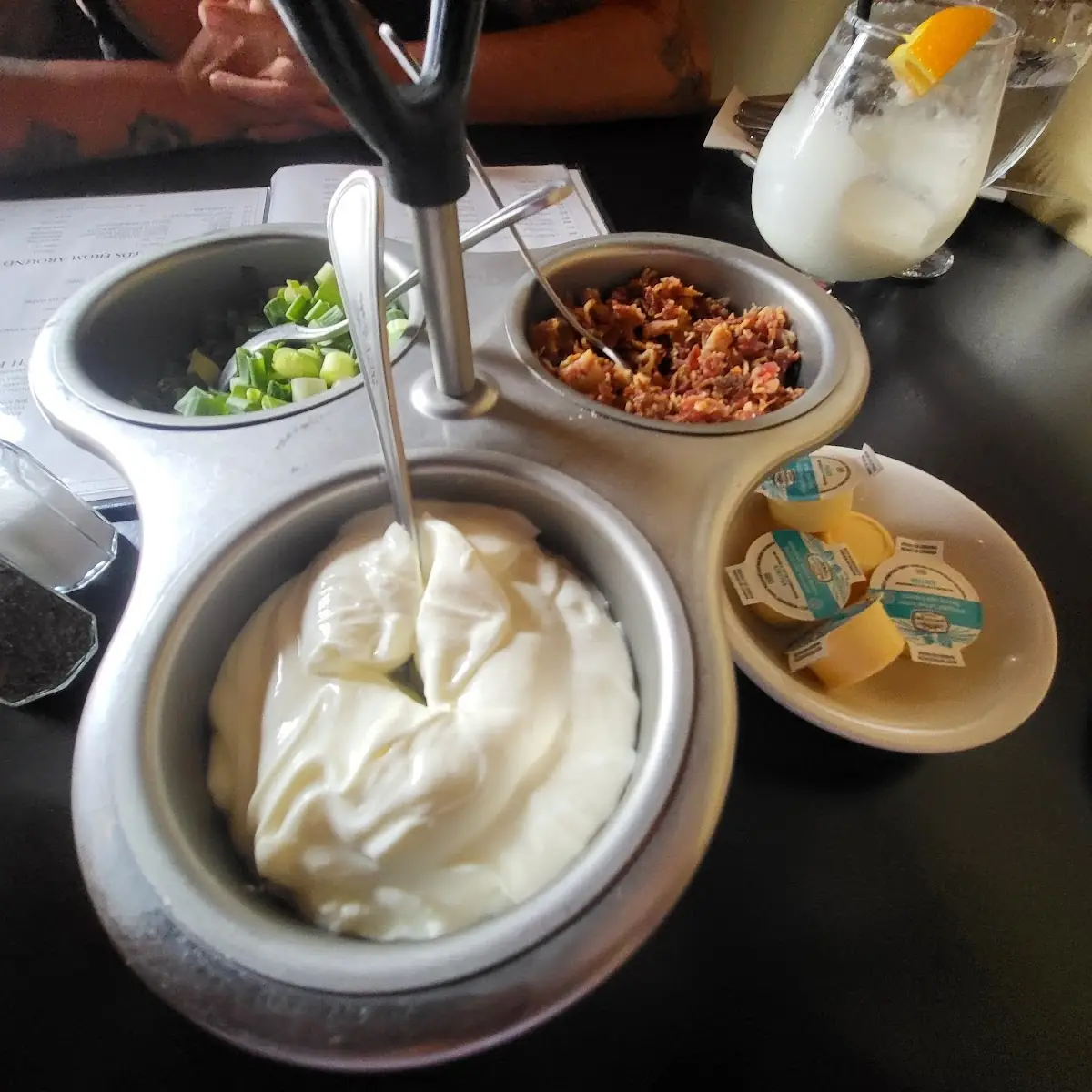 Sour Cream Bacon Green Onions, Diamond Steak & Seafood House