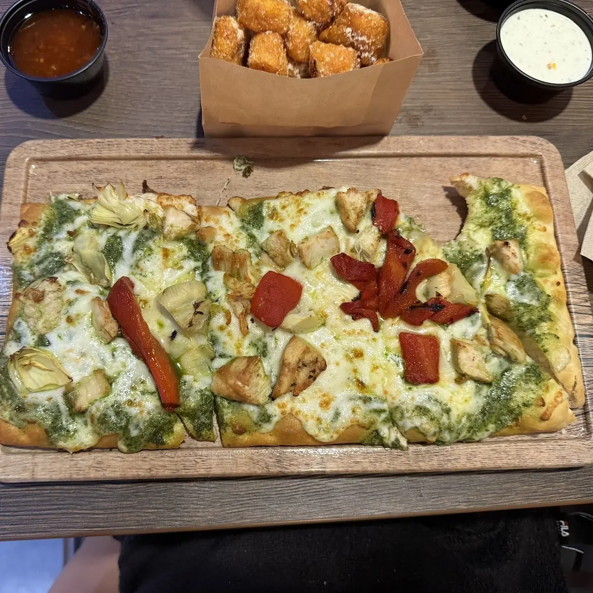 Chicken Pesto Flatbread