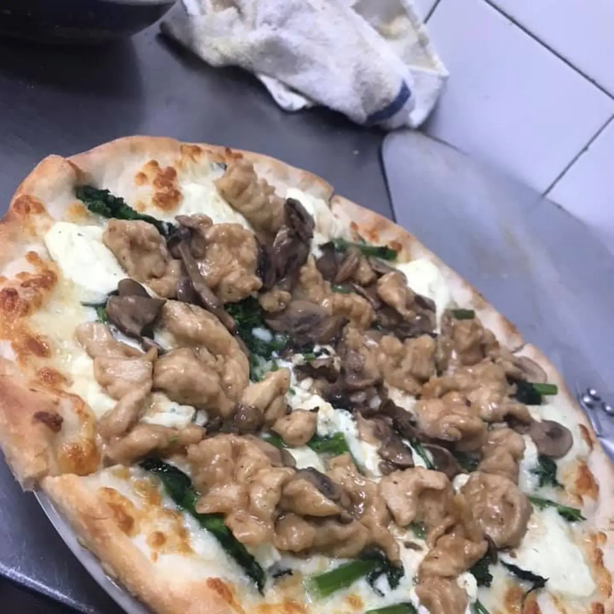 Chicken Marsala Pizza