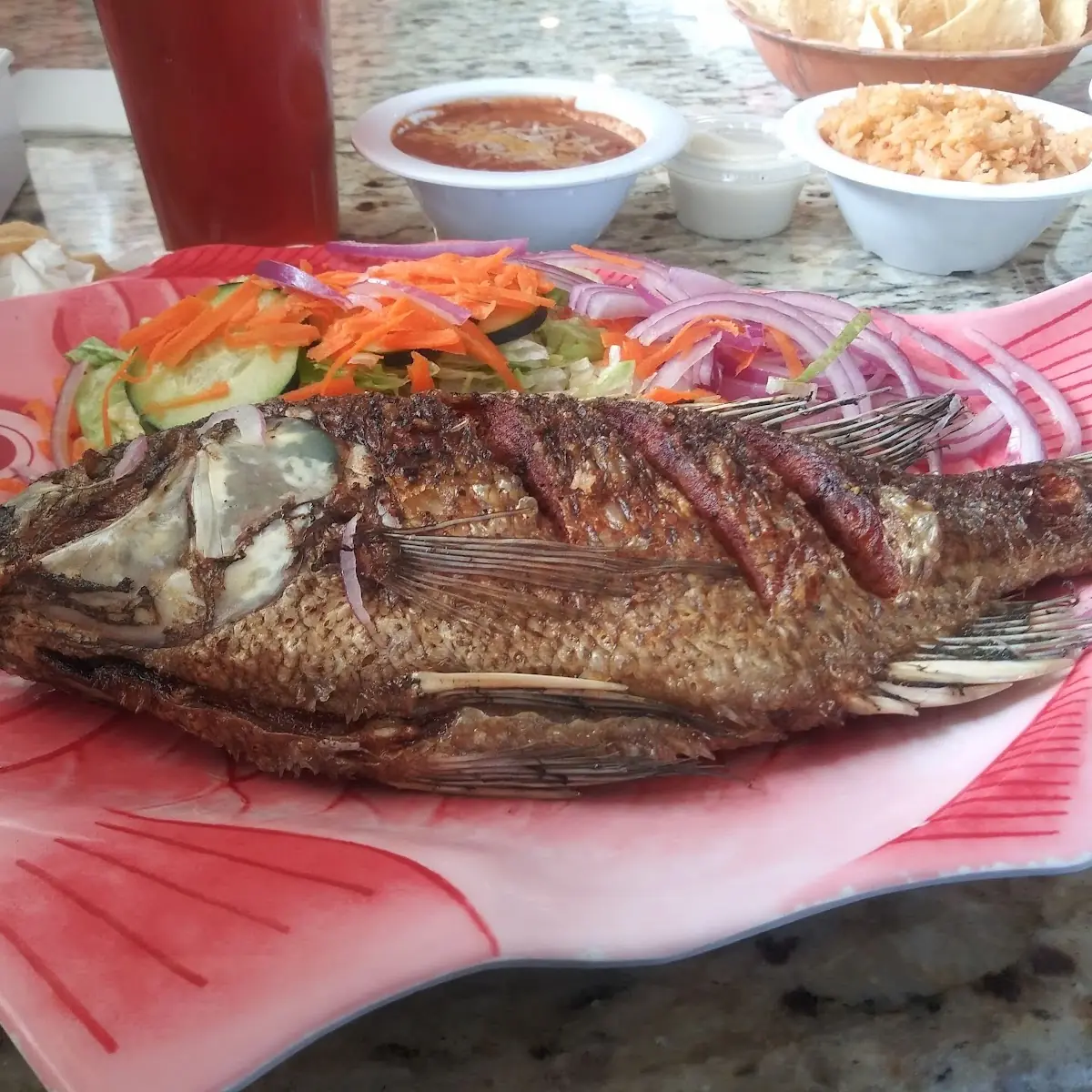 Pescado Entero Frito Whole Fried Fish