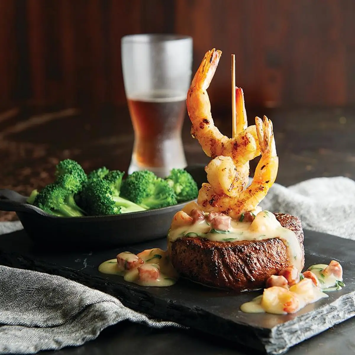 Bacon Wrapped Filet & Shrimp