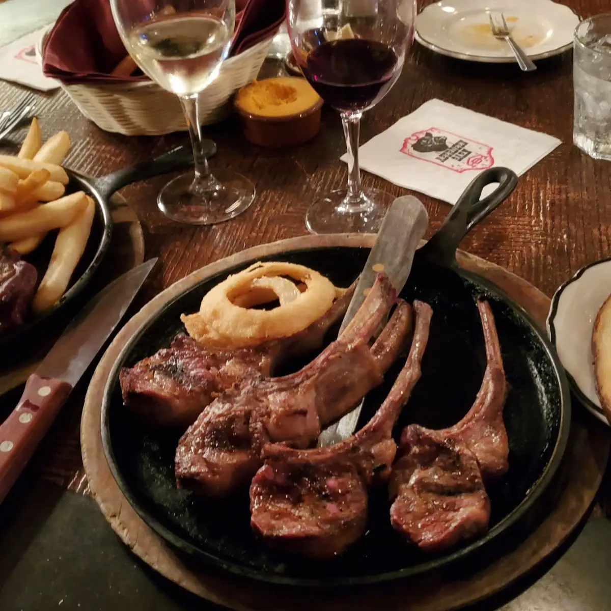 Charcoal Broiled Lamb Chops