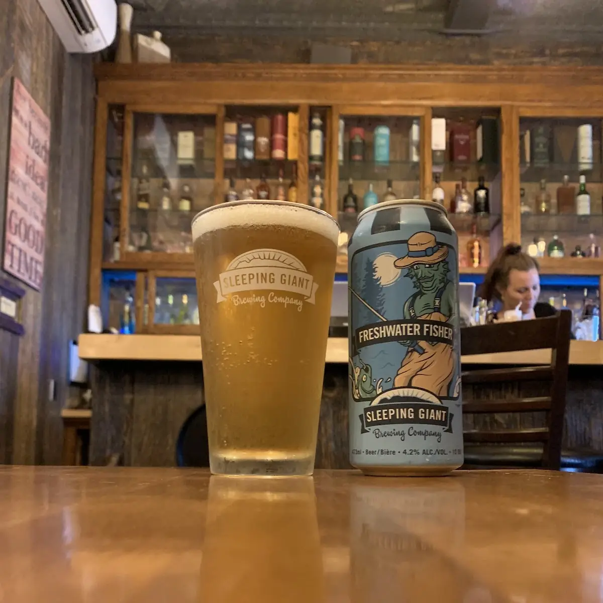 Freshwater Fisher Beer from Sleeping Giant Brewed Company