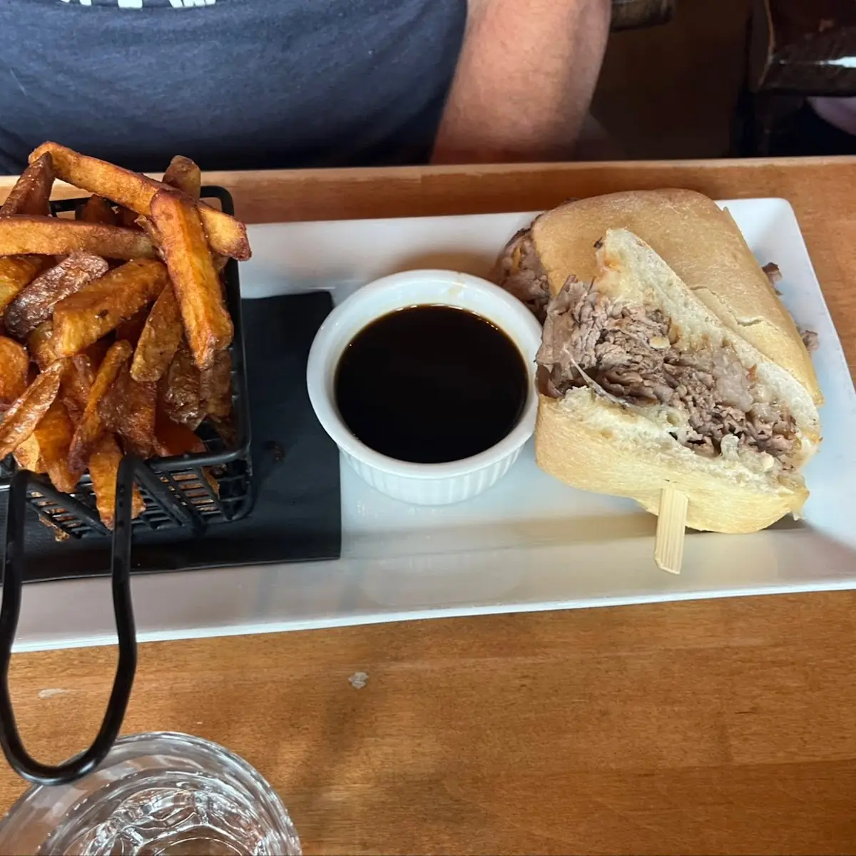 Prime Rib Dip Sandwich