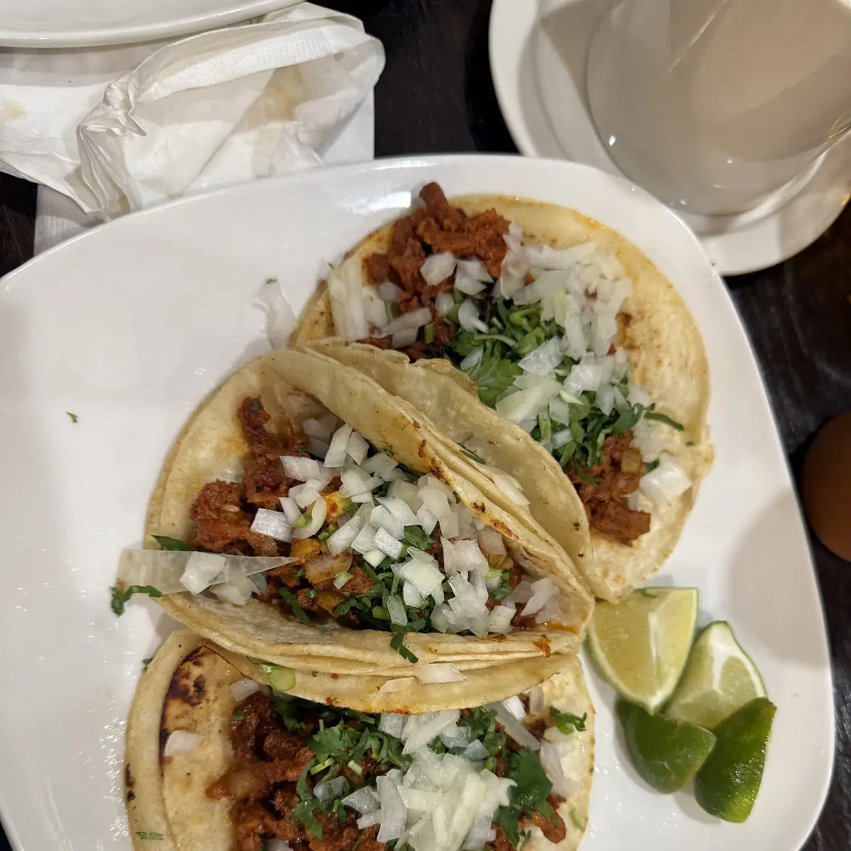 Assorted Street Tacos with Garnishes