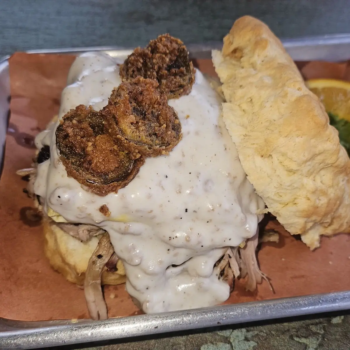 Gracious Biscuit w Sausage Gravy