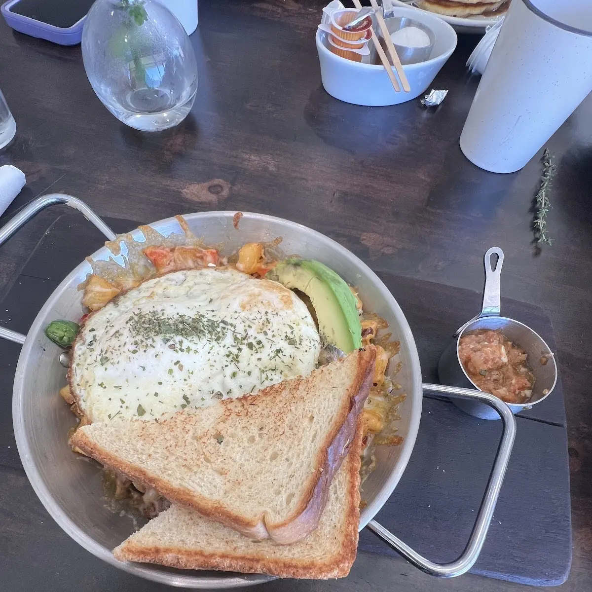Pulled Beef Brisket Skillet