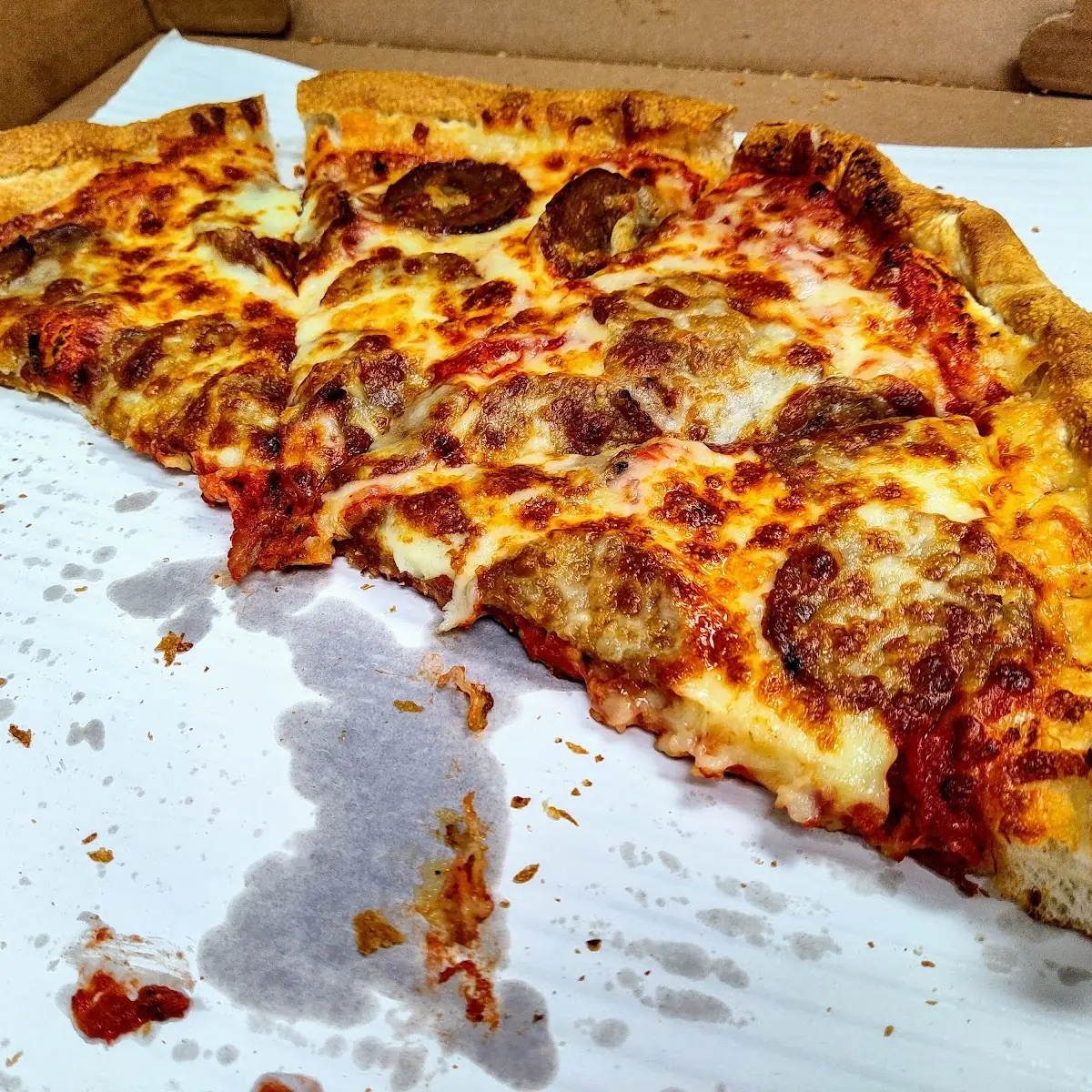 Large Meatball Pizza