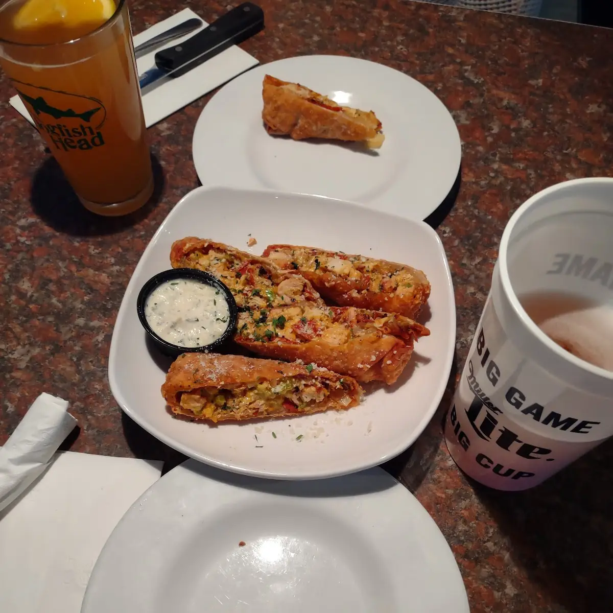 Buffalo Chicken Rolls Outstanding Especially During Happy Hour