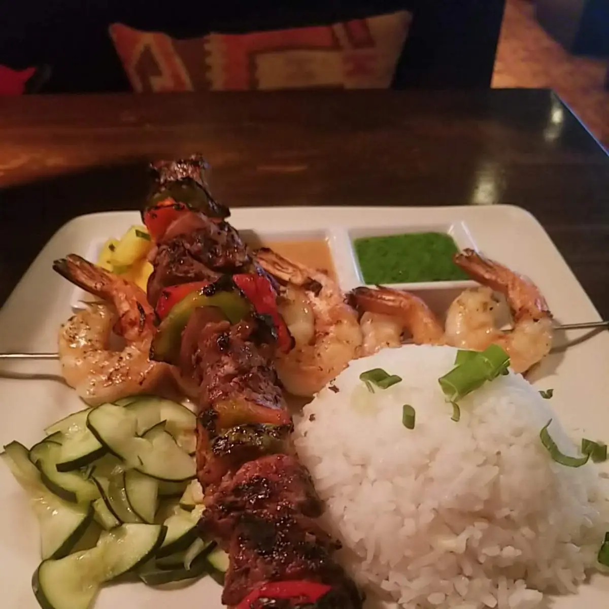 Land & Sea w Garlic Sauce