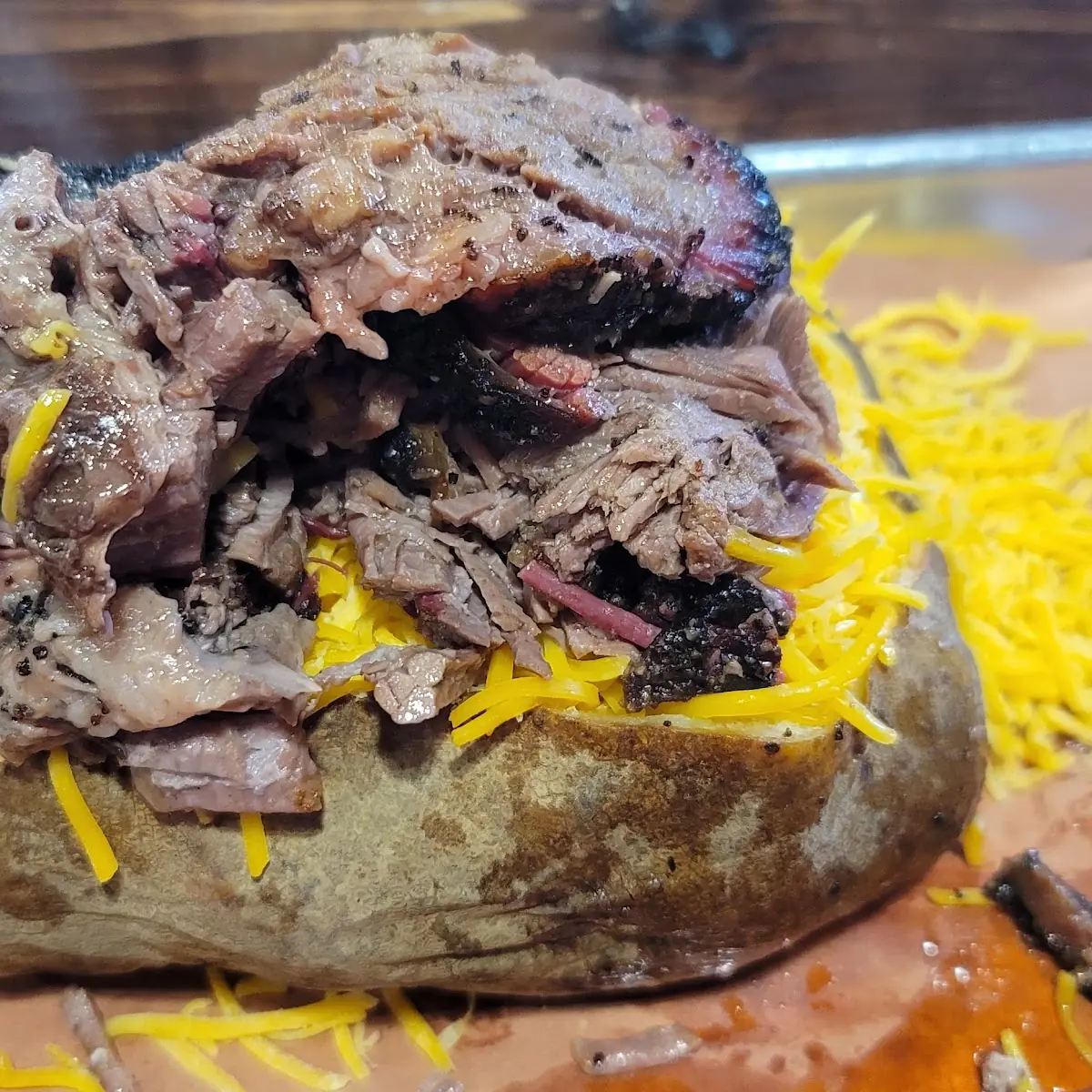 Baked Potato with Brisket