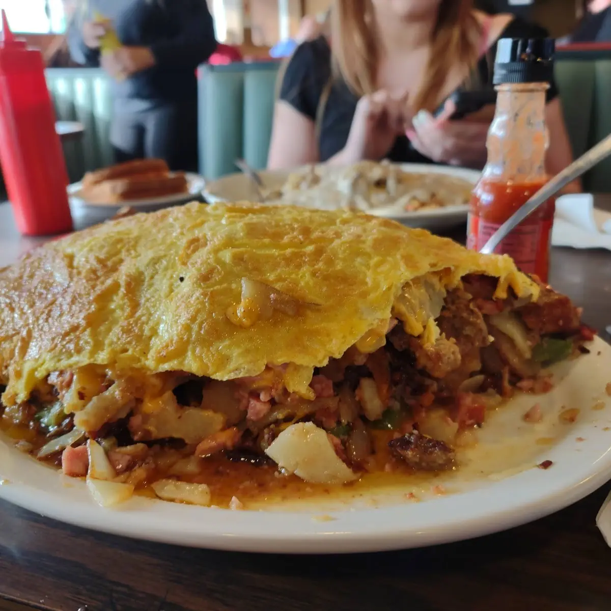 Meat & Cheese Omelette