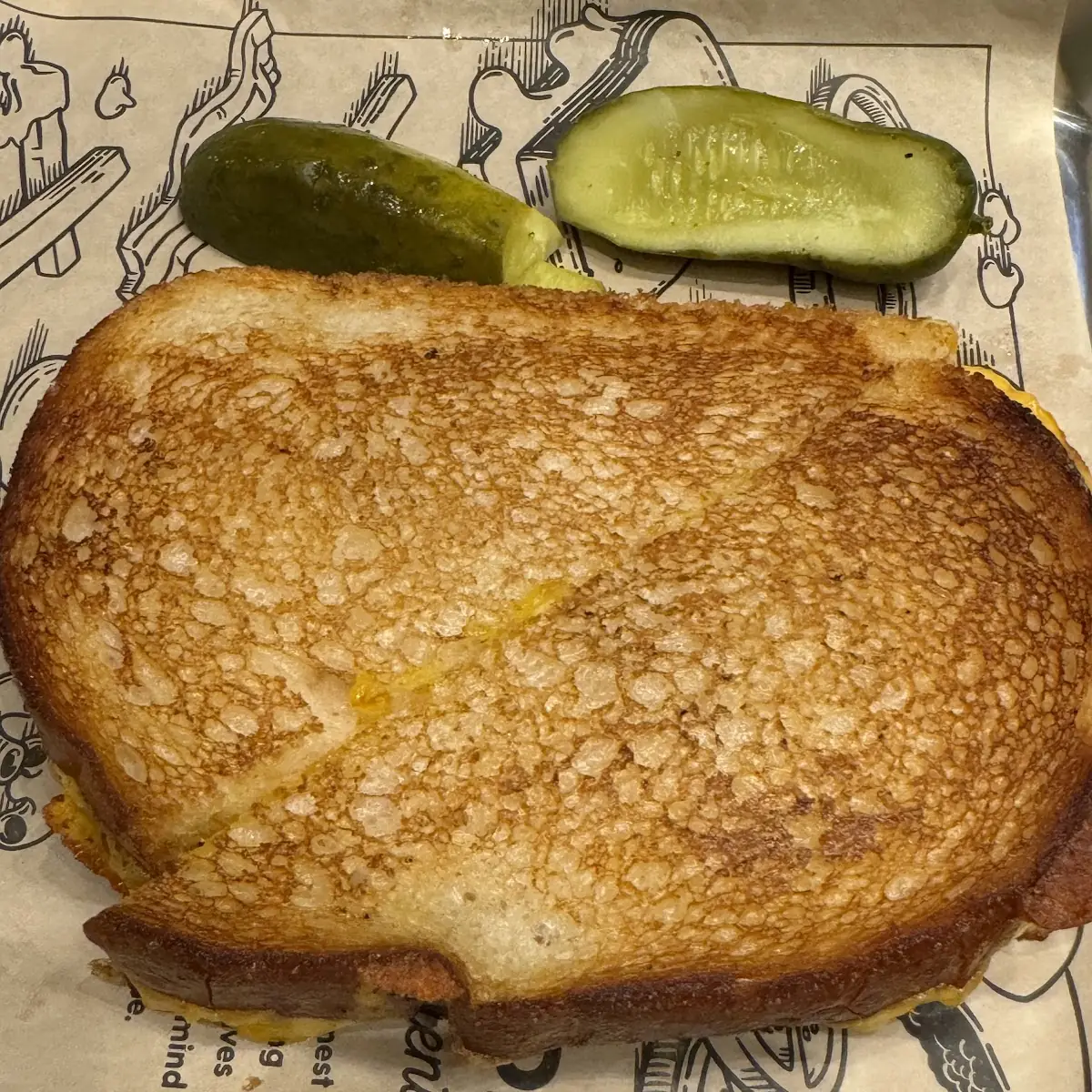 Three Cheese Classic Grilled Cheese