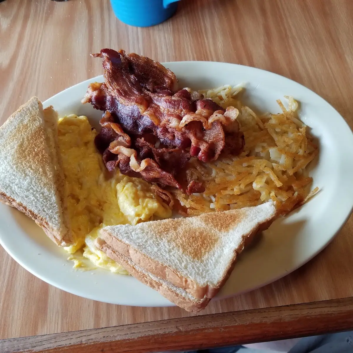 Egg Cheese Bacon Grits & Sausage
