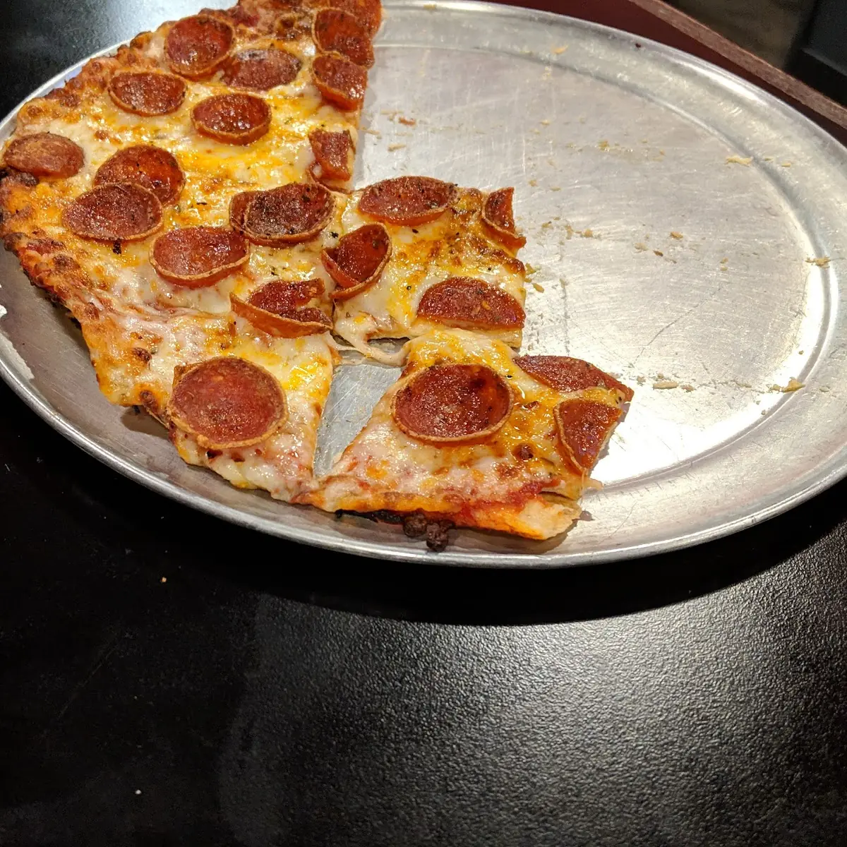 Spicy Pepperoni on Skinny Crust Pizza