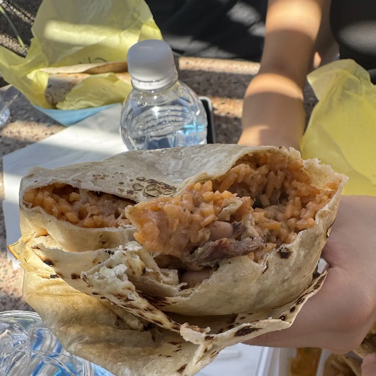 Large Burrito with Pulled Pork