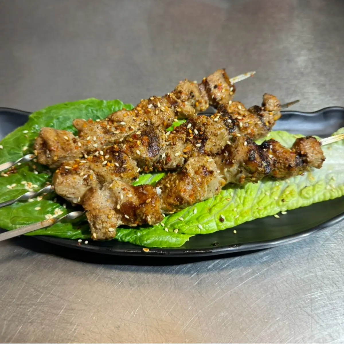 Short Ribs Teriyaki Skewers