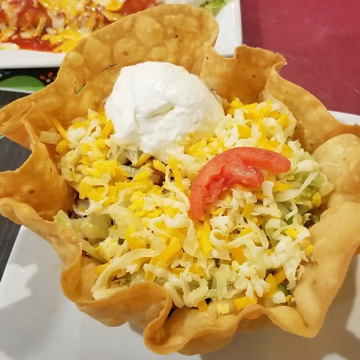 Taco Salad with Carne Asada