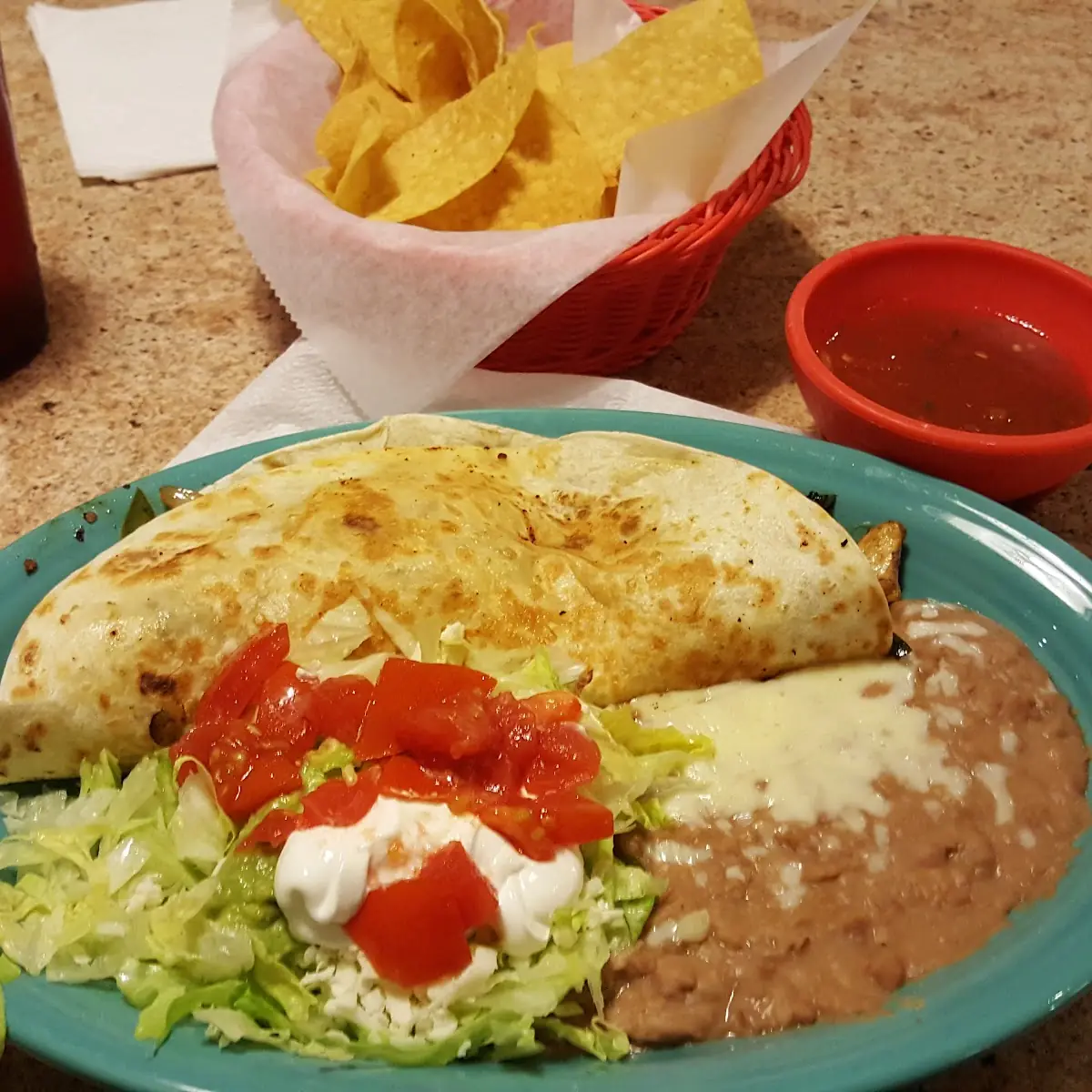 Fajita Quesadilla Chicken or Beef