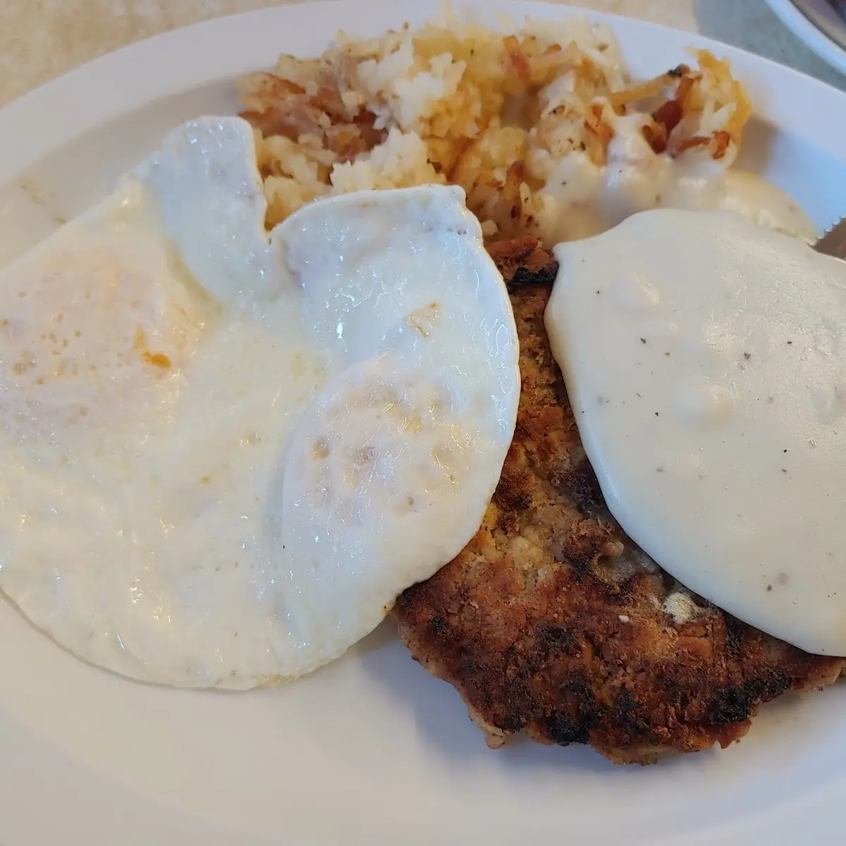Chicken Fried Steak and Eggs
