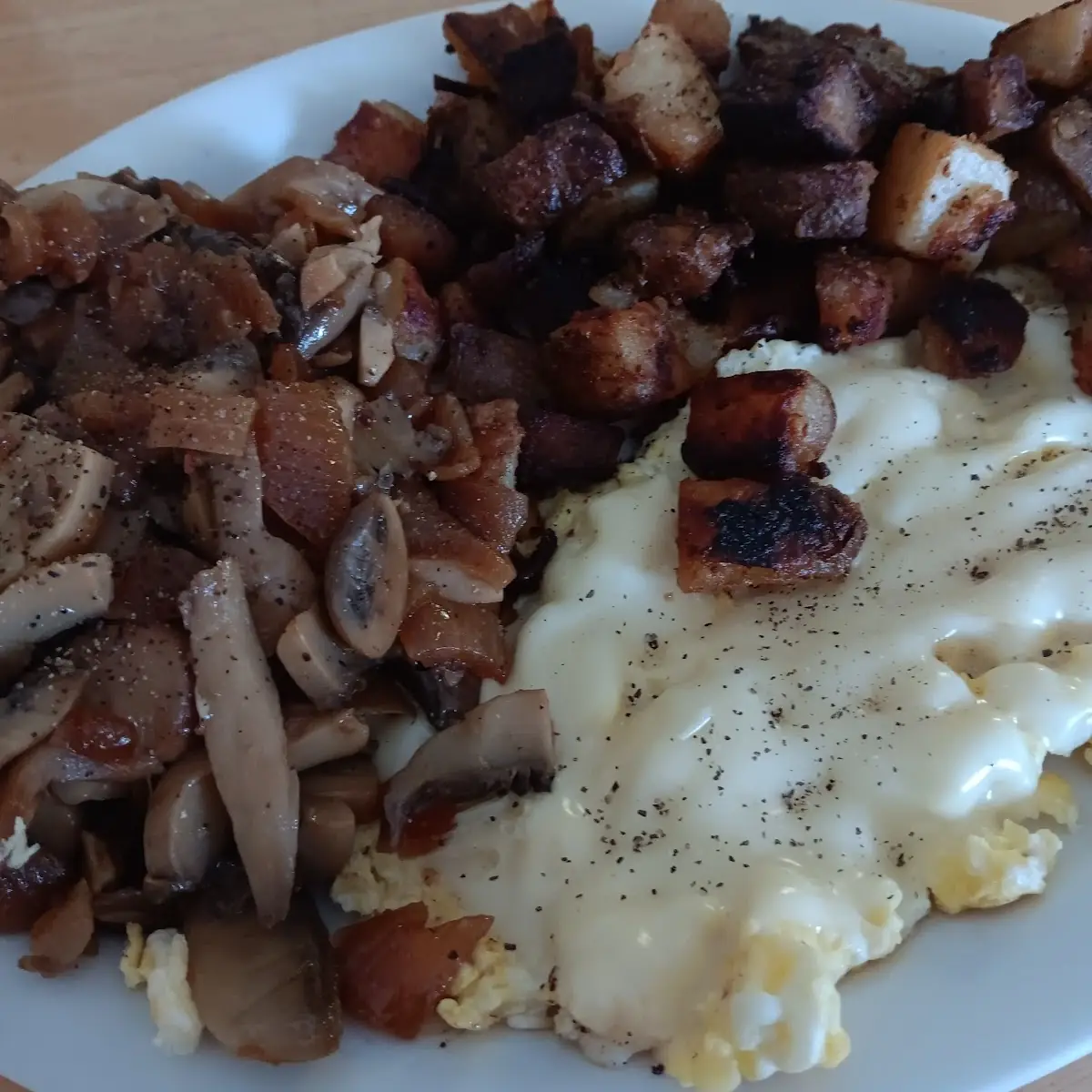 Cheesey Scrambled Eggs