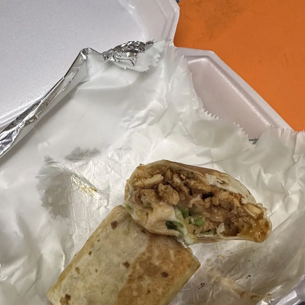 Burrito De Pollo Chicken Burrito