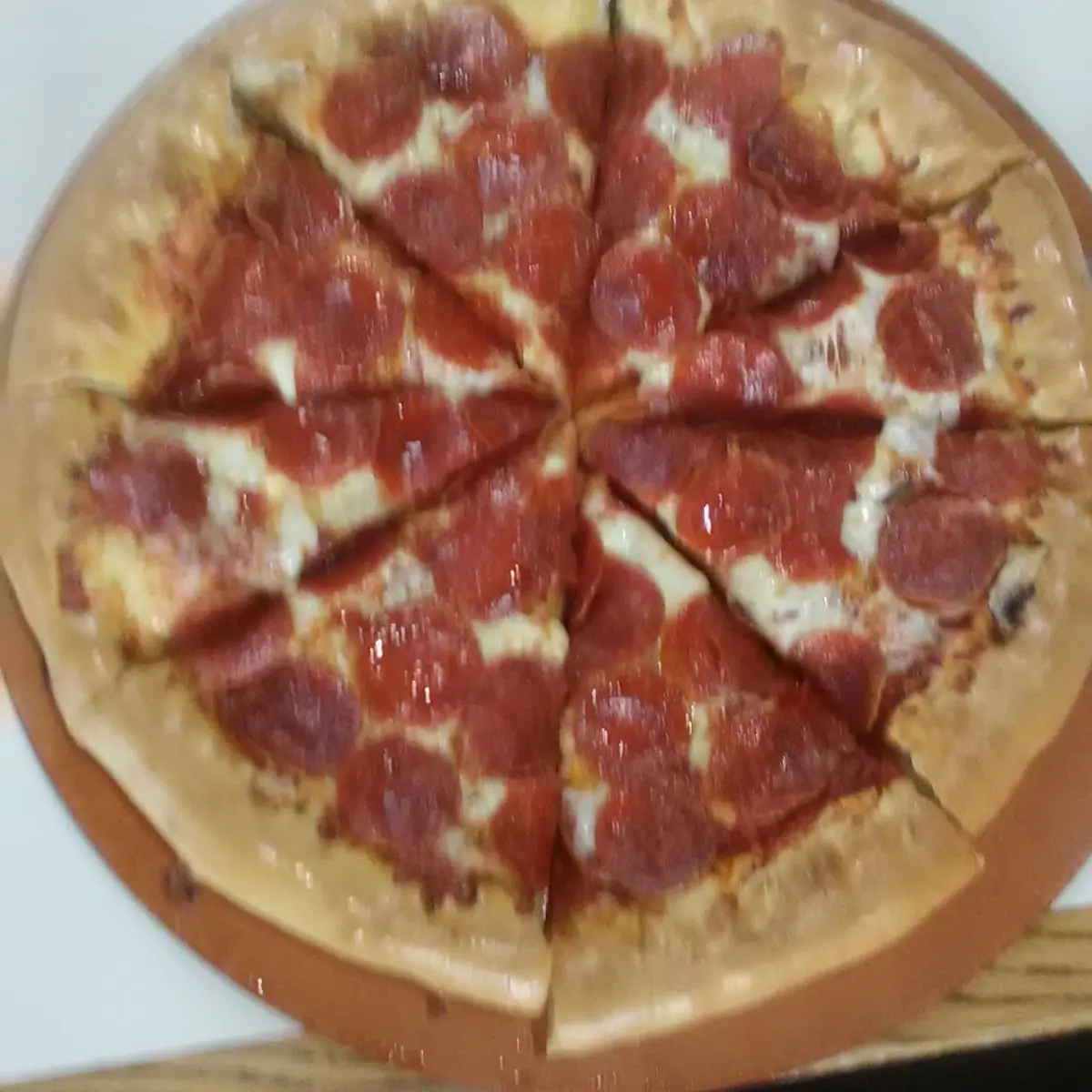 Stuffed Crust Pepperoni Pizza