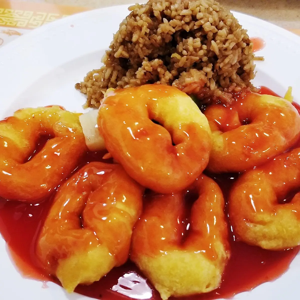Sweet & Sour Shrimp Combo