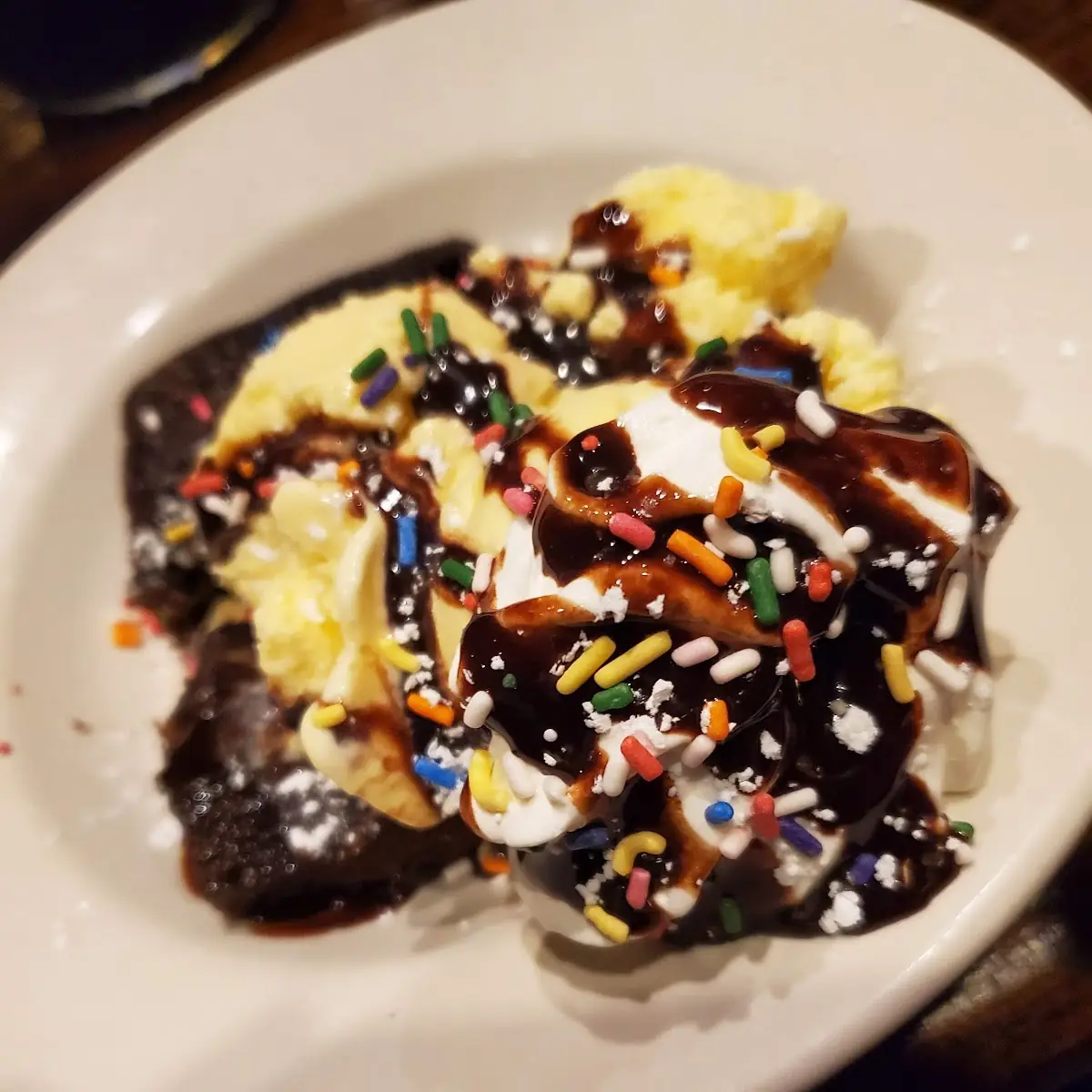 Warm Brownie Sundae