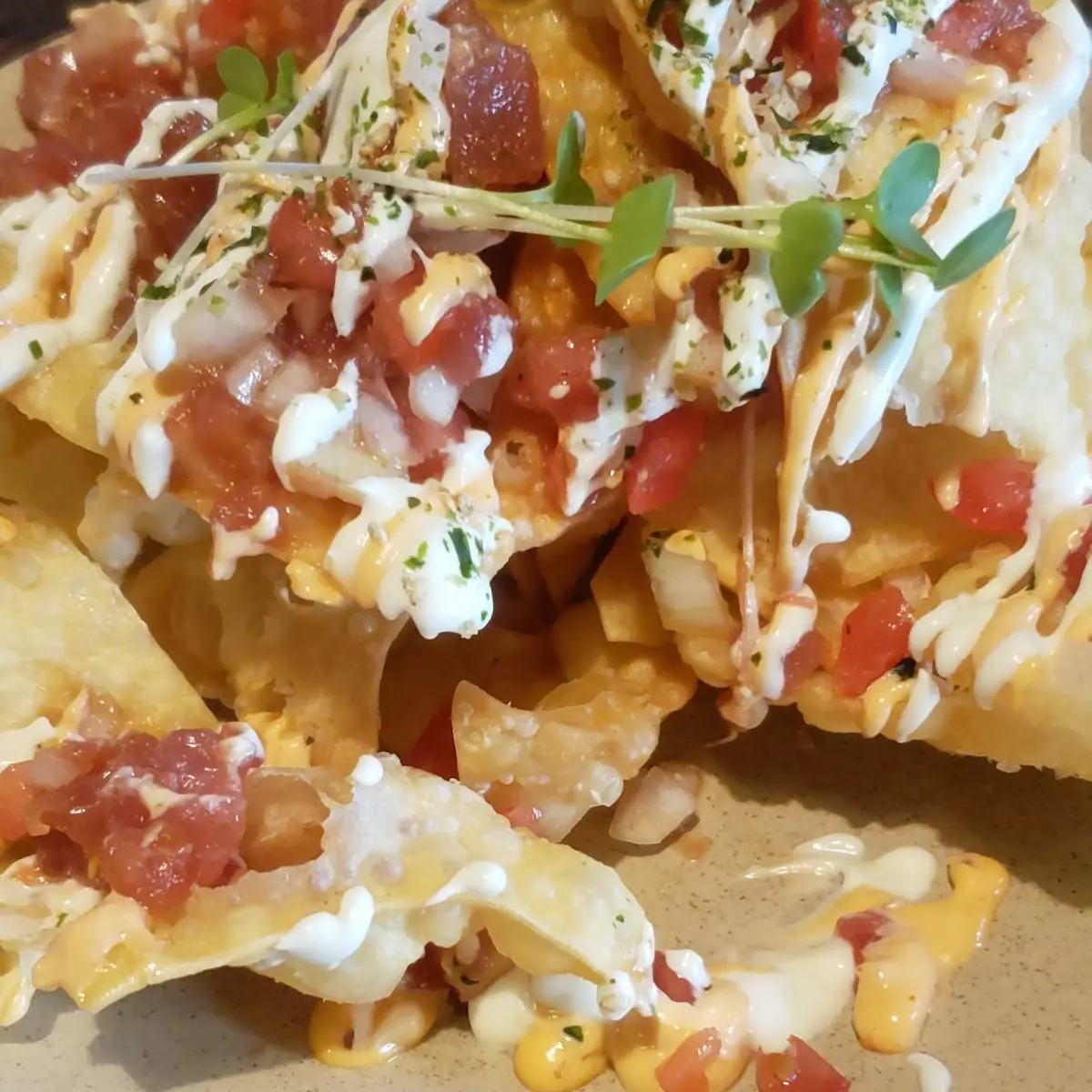 Ahi Tuna Poke Nachos