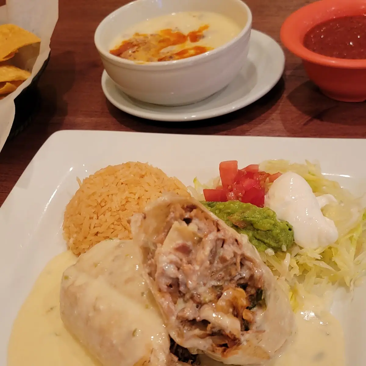 Chimichanga with Black Beans