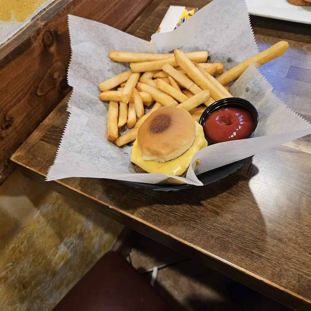 Kids Cheeseburger and Fries