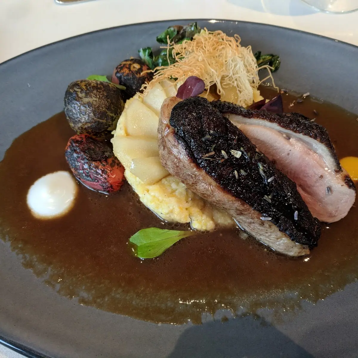 Lavender Honey Glazed Duck Breast
