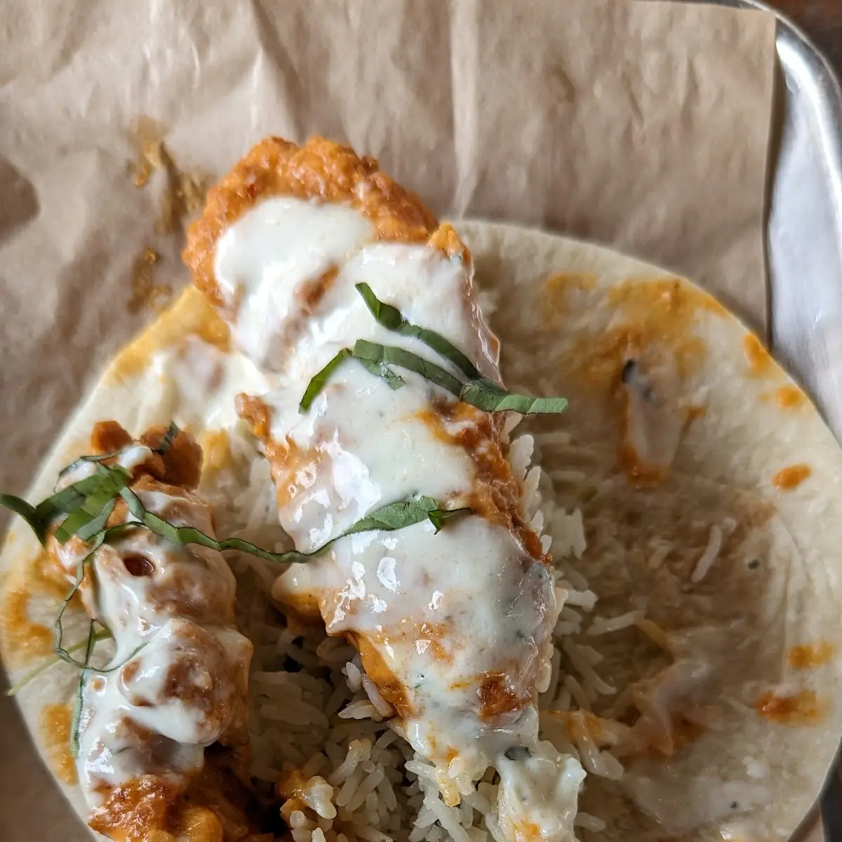 Chicken Tikka Taco