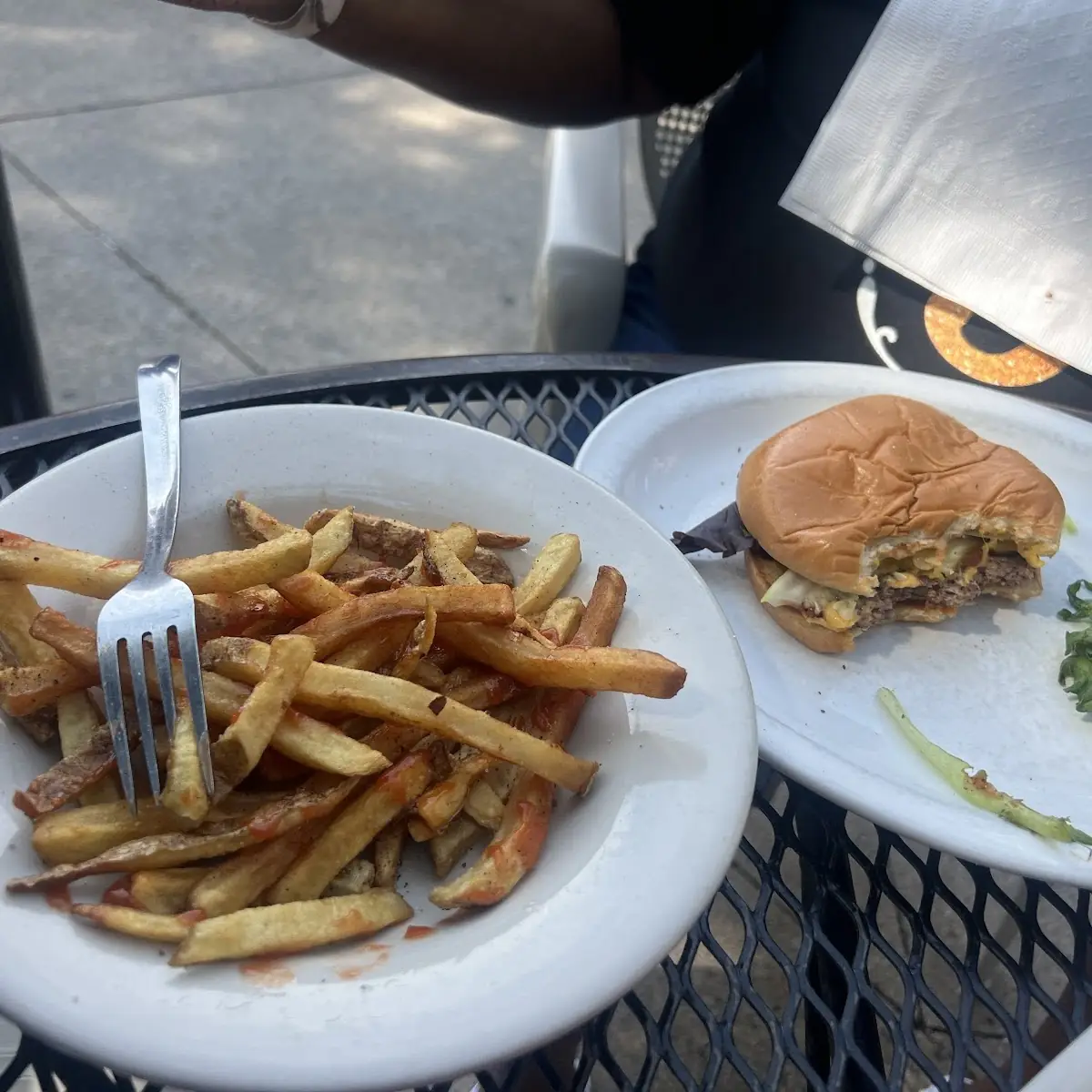 Cheeseburger and Fries