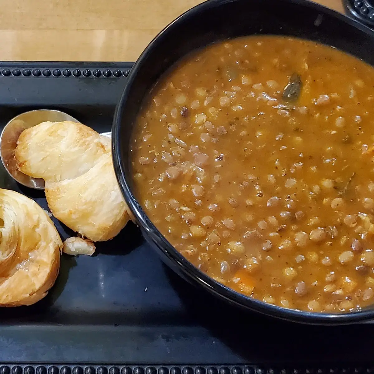 Lentil Soup & Grilled Vegetables