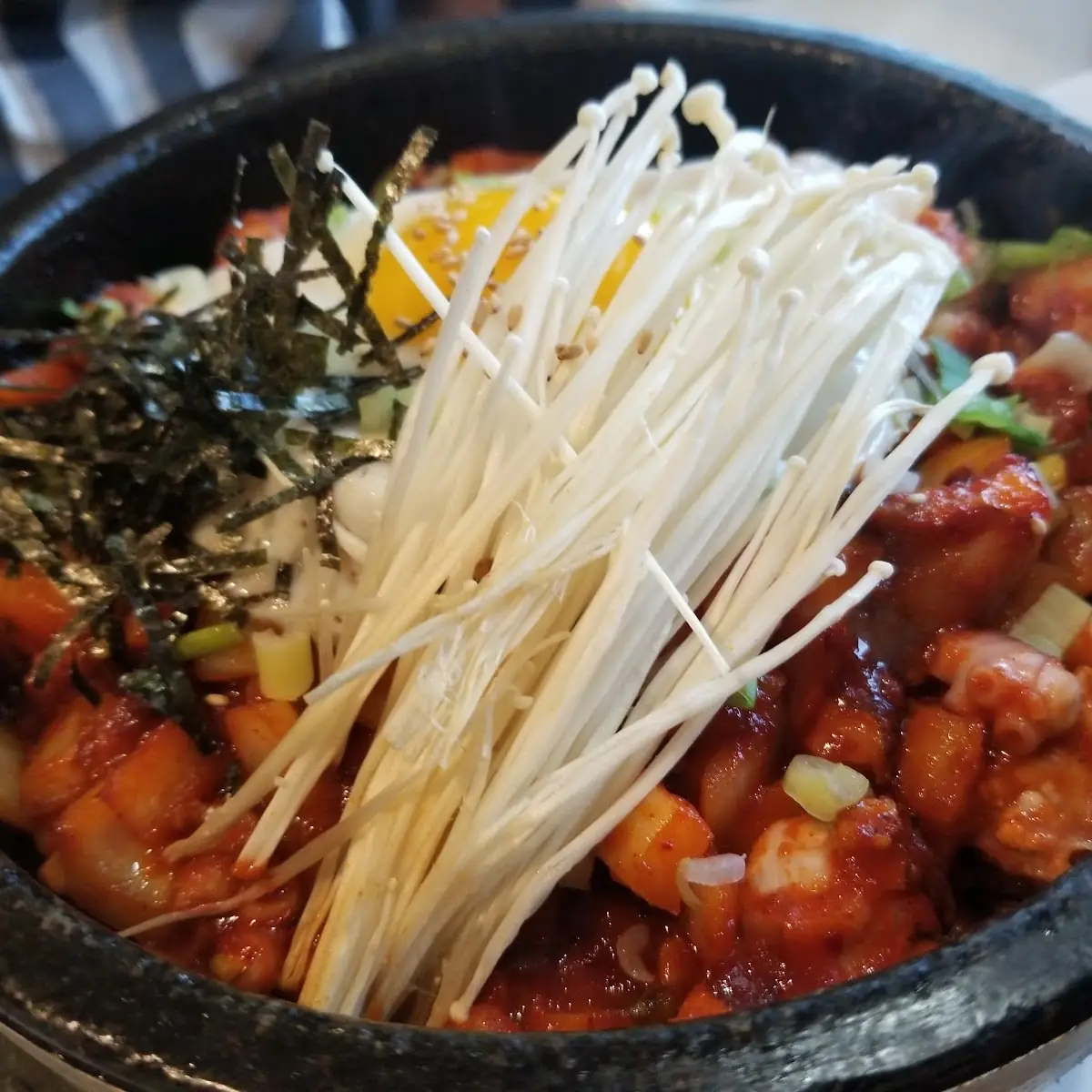 Nakji Dolsot Bibimbap
