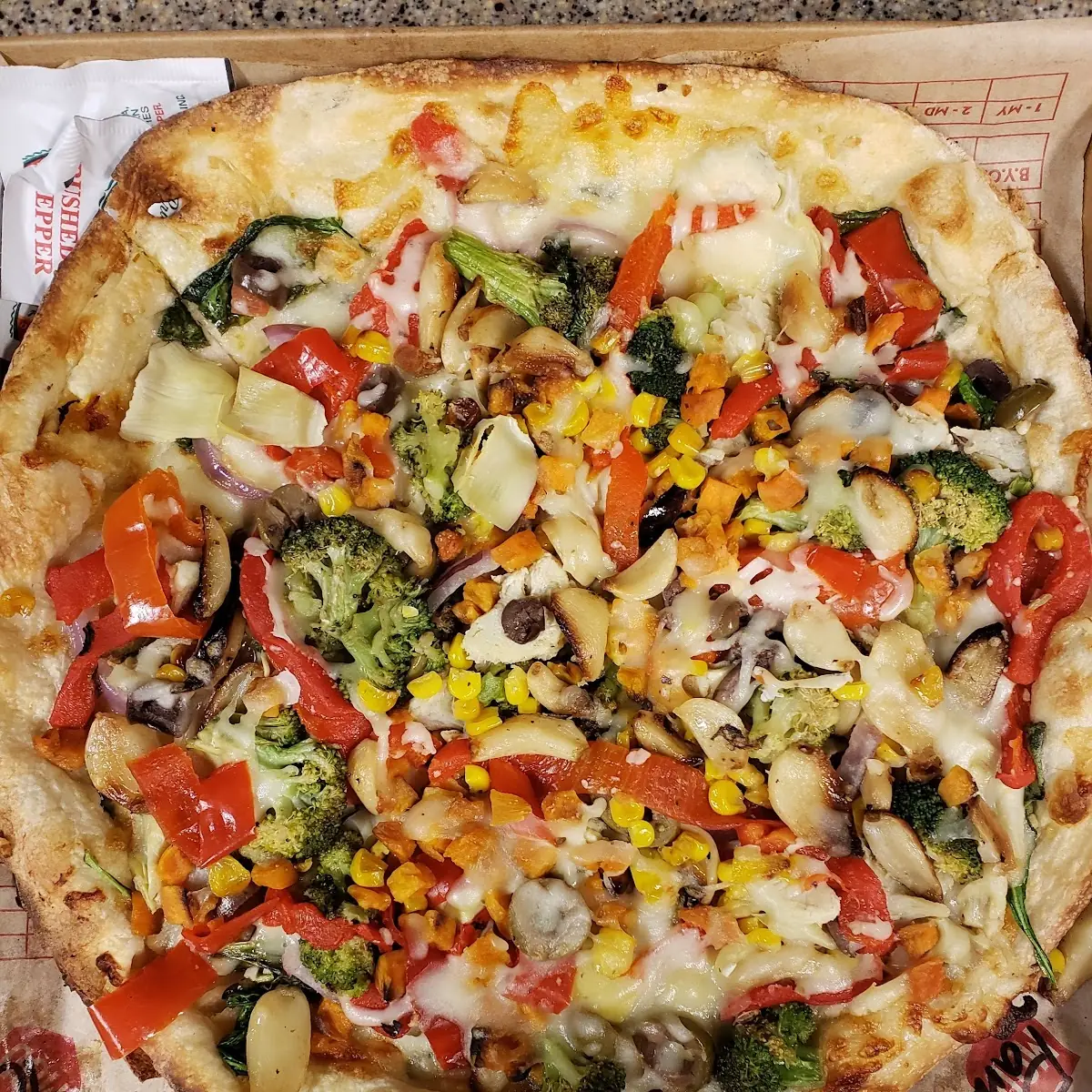 The Ultimate Veggie Pizza