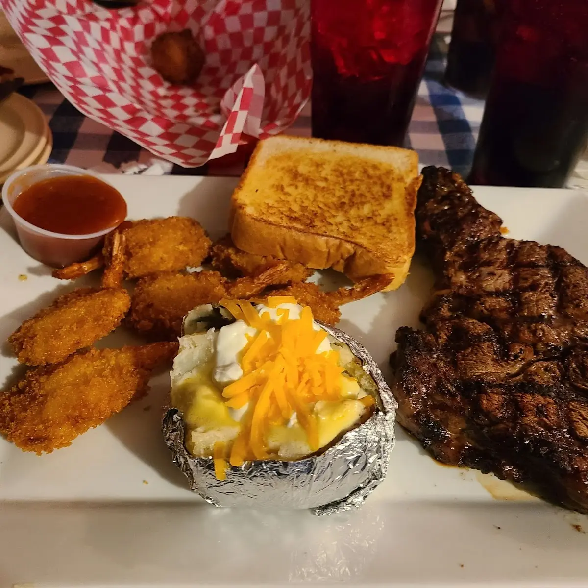 Shrimp Baked Potato