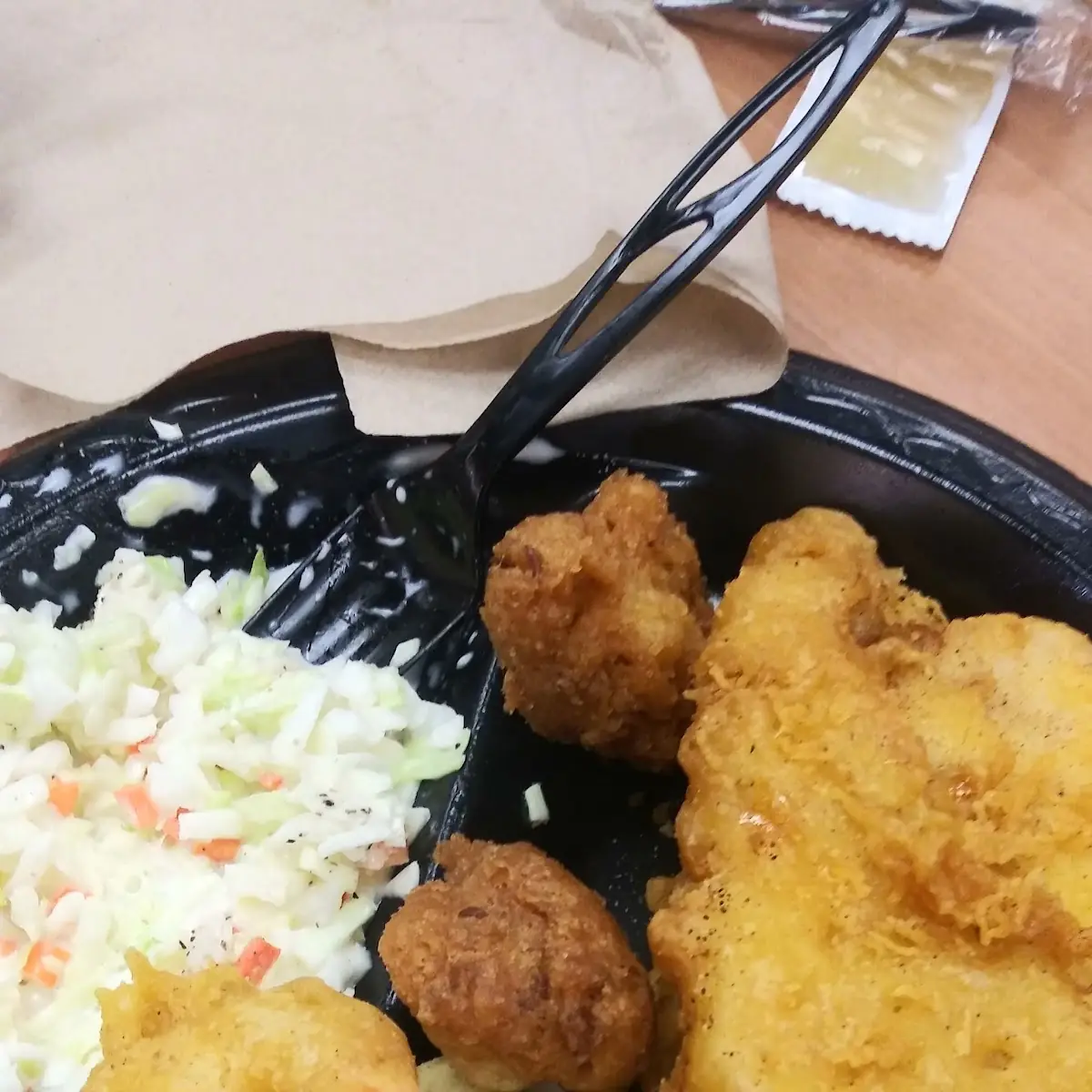 Fried Shrimp Dinner and Fish