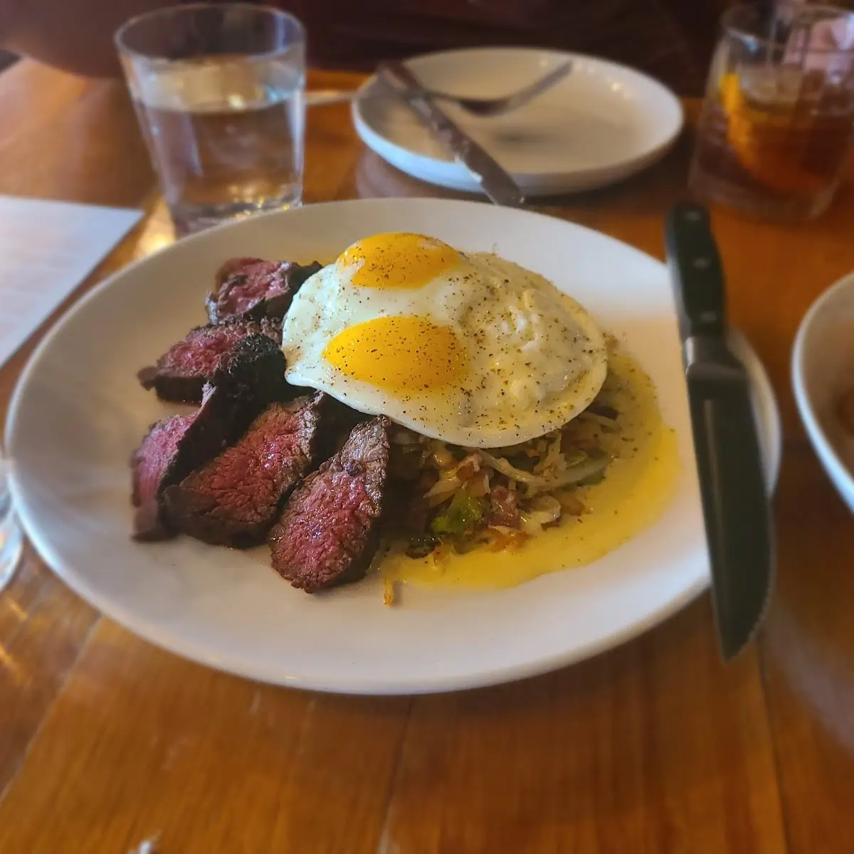 Steak and Eggs Benedict