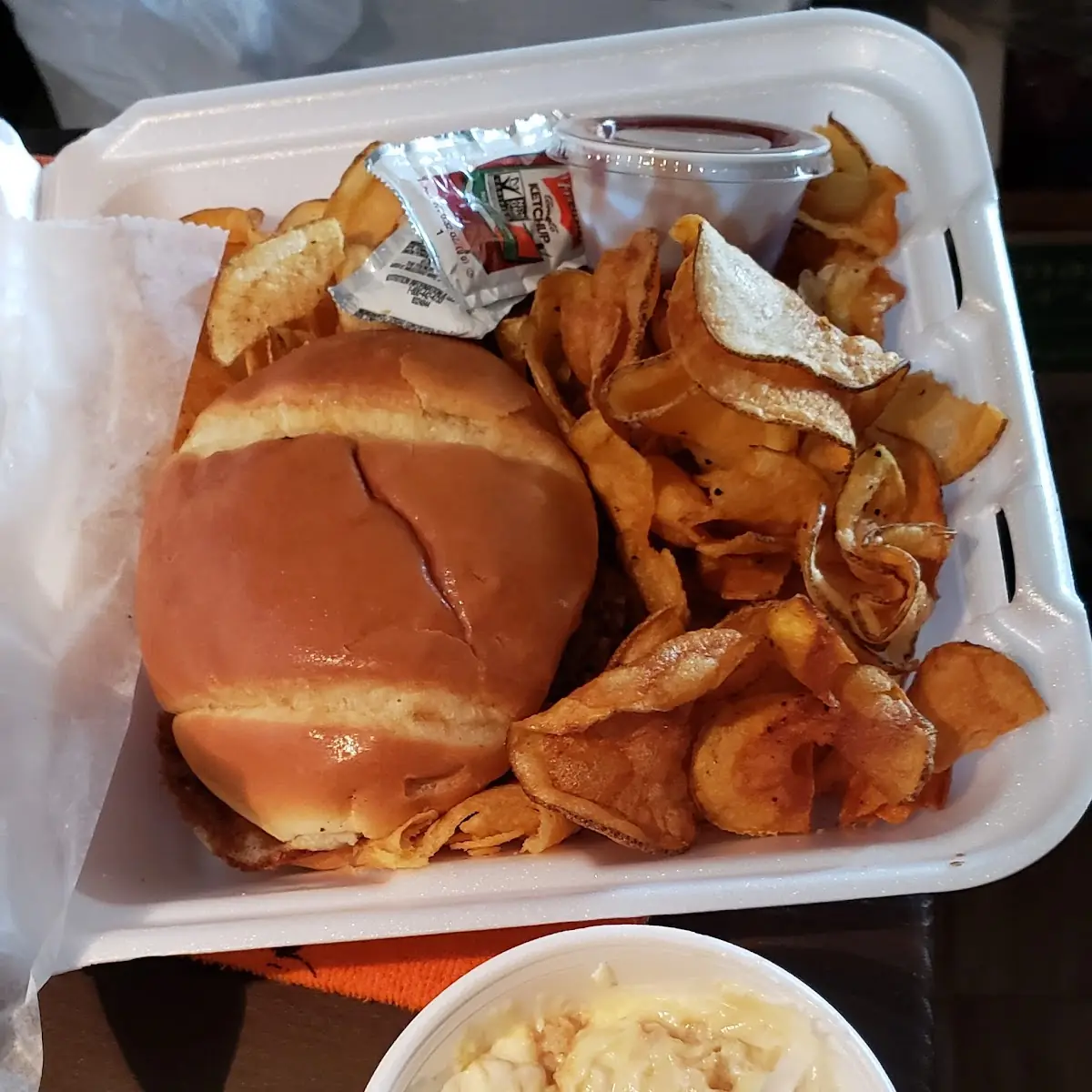 Chipped Beef Fried Taters and Banana Pudding