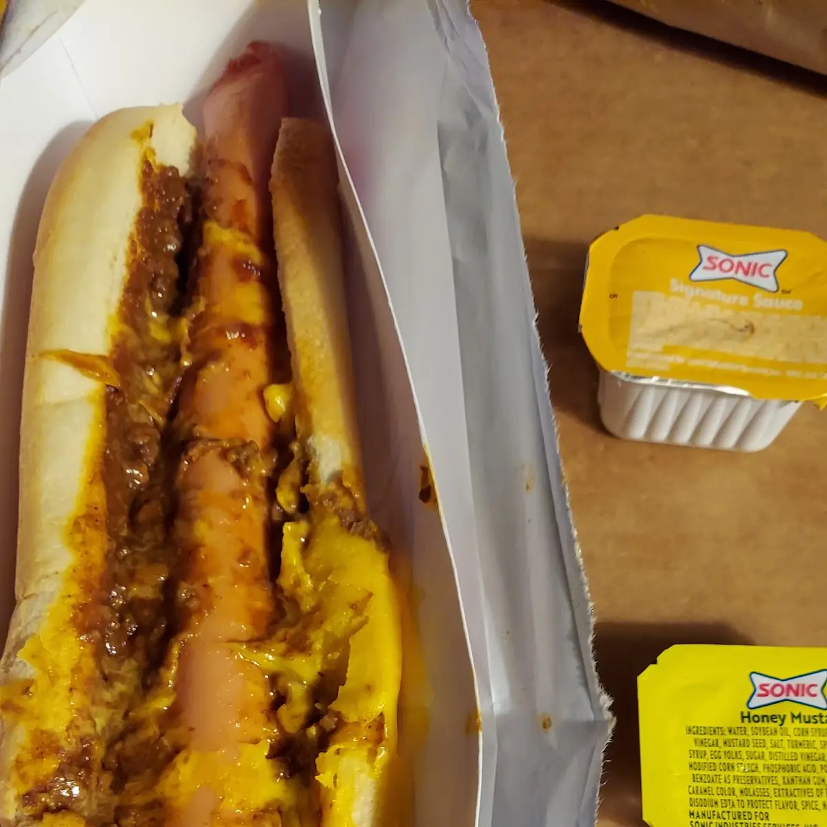 Foot Long Chili Dog